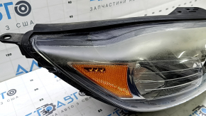 Kia Sorento 19-20 halogen front right headlight with LED DRL, adaptive, with cover and fasteners, polishable