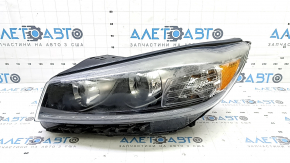 Kia Sorento 19-20 halogen front left headlight + LED DRL, adaptive, with cover and fasteners, polished