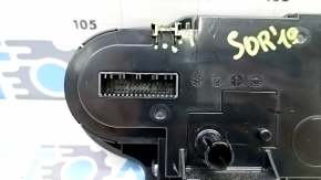 Kia Sorento 19-20 auto climate control, dual zone control for 3rd row, chrome chipped, broken mount