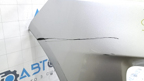 Kia Sorento 19-20 front bumper, bare, silver, without parking sensors, scratch, crack in mount