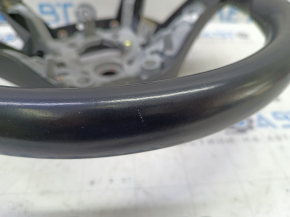 Kia Sorento 19-20 steering wheel, bare, black leather, no pads, scratches