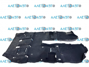 Kia Sorento 16-20 black floor covering for 3 rows, ready for cleaning