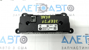 Climate control control 2 row Jeep Grand Cherokee WL 21-25 long, black gloss