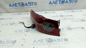 Mazda 3 19-22 4D outer wing light, left, micro cracks, needs polishing