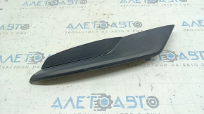 Right front bumper cover Mazda 3 19-24 4d black structure, Japan built, sand, scratches
