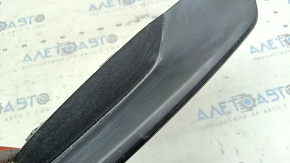 Right front bumper cover Mazda 3 19-24 4d black structure, Japan built, sand, scratches