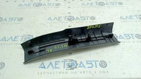 Rear left door sill trim for Mazda 3 19-24, black, Japan built, scratches