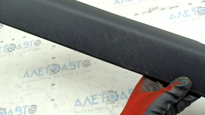 Front left door sill trim for Mazda 3 19-24, black, Japan built, scratches