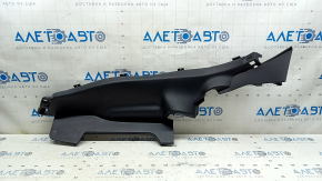 Left lower rear pillar trim for Mazda 3 19-24 4d, black, Japan built, scratches