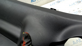 Left lower rear pillar trim for Mazda 3 19-24 4d, black, Japan built, scratches