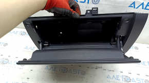 Mazda 3 19-24 glove compartment, black, matte handle, Japan built, with housing, scratches