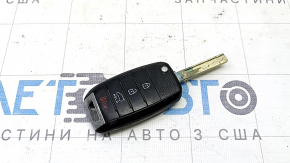 Kia Sorento 16-20 key, 4 buttons, worn, chrome swollen, contact with water, working