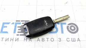 Kia Sorento 16-20 key, 4 buttons, worn, chrome swollen, contact with water, working