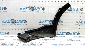 Front bumper lip right Kia Sorento 19-20, structure, black, worn
