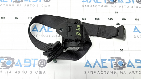 Right 2nd row seat belt for Jeep Grand Cherokee WL 21-25, black, long, dry-cleanable