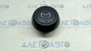 Mazda 3 19-24 black steering wheel airbag, type 1 scratches