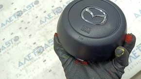 Mazda 3 19-24 black steering wheel airbag, type 1 scratches