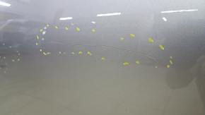 Toyota Highlander 14-19 keyless front left door assembly, silver 1J9, missing light connector, scratches