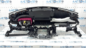 Jeep Grand Cherokee WL 21-25 black front dashboard with airbag, 4 parts