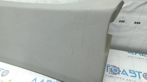 Upper plastic trunk door trim for Lexus RX300 RX330 RX350 RX400h 04-09, gray, scratches, worn