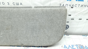 Lower trunk lid trim for Lexus RX300 RX330 RX350 RX400h 04-08, gray, with plug, dry-cleanable, nicks, scratches