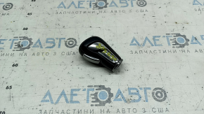 Mazda 3 19-24 black leather gear knob, automatic transmission, scratches