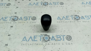 Mazda 3 19-24 black leather gear knob, automatic transmission, scratches