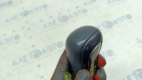 Mazda 3 19-24 black leather gear knob, automatic transmission, scratches