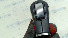 Mazda 3 19-24 black leather gear knob, automatic transmission, scratches