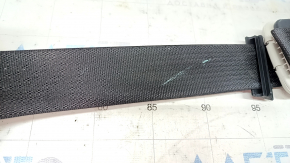 Rear center seat belt for a 11-20 Dodge Grand Caravan, black, 3rd row, dry-cleanable, cracked