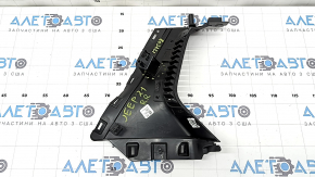 Rear pillar trim behind the right window, Jeep Grand Cherokee WL 21-25, front part, black, long, broken mount