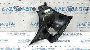Rear pillar trim behind the right window, Jeep Grand Cherokee WL 21-25, rear part, black, long, broken mount, scratches, bent