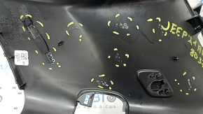 Rear pillar trim behind the right window, Jeep Grand Cherokee WL 21-25, rear part, black, long, broken mount, scratches, bent