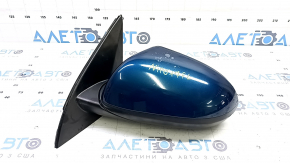 Left side mirror assembly Kia Niro 17-22 3-pin, blue, peeling paint, scratches