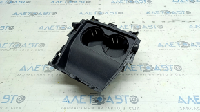 Mazda 3 19-23 Japan built black center console cup holders, two pieces, scratches