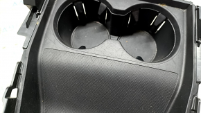 Mazda 3 19-23 Japan built black center console cup holders, two pieces, scratches