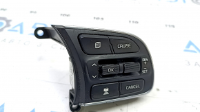 The steering wheel control buttons on the right Kia Niro 17-22 HEV, PHEV for cruise control, for adaptive steering, are worn.