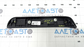 Jeep Grand Cherokee WL 21-25 black outer rear door sill trim, long, broken fasteners, scratches