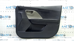 Front right door panel for Kia Niro 17-22 HEV, PHEV, black, gray insert, rubber armrest, worn, without handle