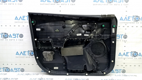 Front right door panel for Kia Niro 17-22 HEV, PHEV, black, gray insert, rubber armrest, worn, without handle