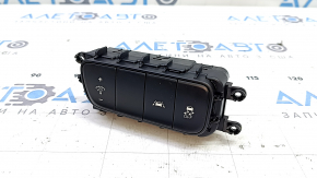 Kia Niro 17-19 HEV, PHEV black dashboard button block, without BSM, with lane keeping assist