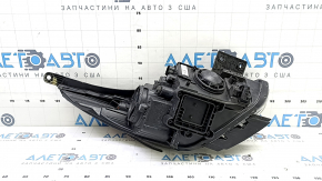 Left front headlight assembly for Kia Niro 17-19 HEV, PHEV, with bracket, halogen, LED DRL, polishable, scratches, spider web on glass