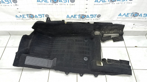 Front left floor covering for Jeep Grand Cherokee WL 21-25, black, for cleaning