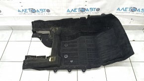 Front right floor covering for Jeep Grand Cherokee WL 21-25, black, dry-cleanable