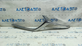Left radiator grille molding for Mazda 3 19-24 4D chrome, sand