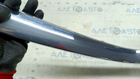 Left radiator grille molding for Mazda 3 19-24 4D chrome, sand
