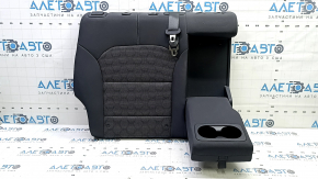 Rear seat, 2nd row, upper part, right, Kia Niro 17-22 HEV, PHEV, combined, black, cloth, with belt and armrest, without headrests