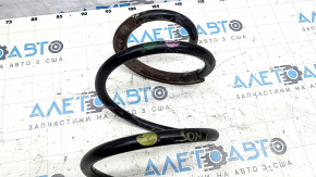 Front right spring for Hyundai Sonata 11-15, green, pink, and yellow stiffness