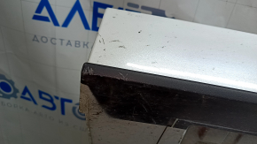 Left side sill for Mazda 3 19-24 with mudguard, Japan built, white, cracked mount, scratches, unsoldered mount
