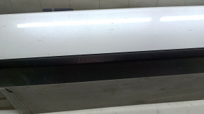 Left side sill for Mazda 3 19-24 with mudguard, Japan built, white, cracked mount, scratches, unsoldered mount